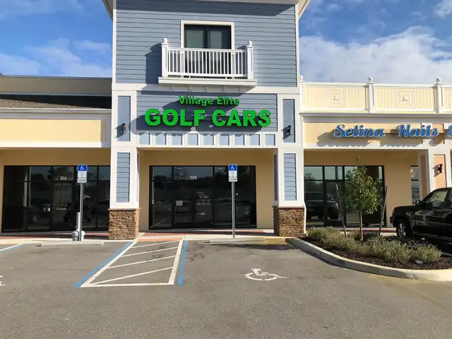 Village Elite Golf Cars storefront at Freedom Plaza, Wildwood