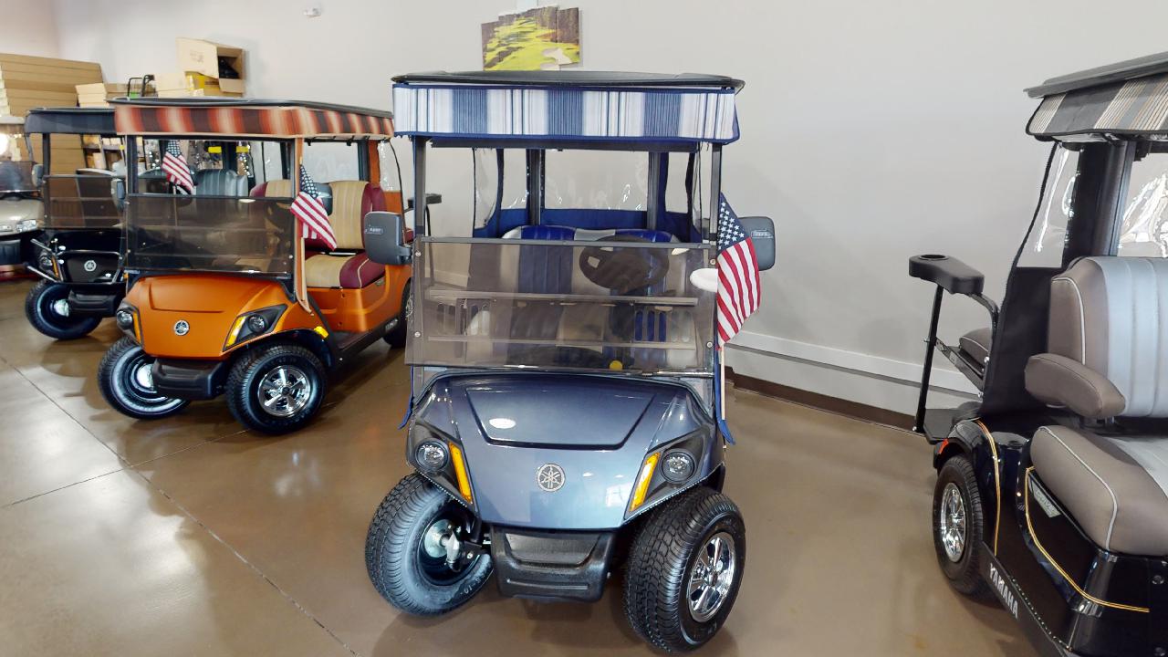 BLUE YAMAHA GOLF CART 4 SEATER Golf Carts