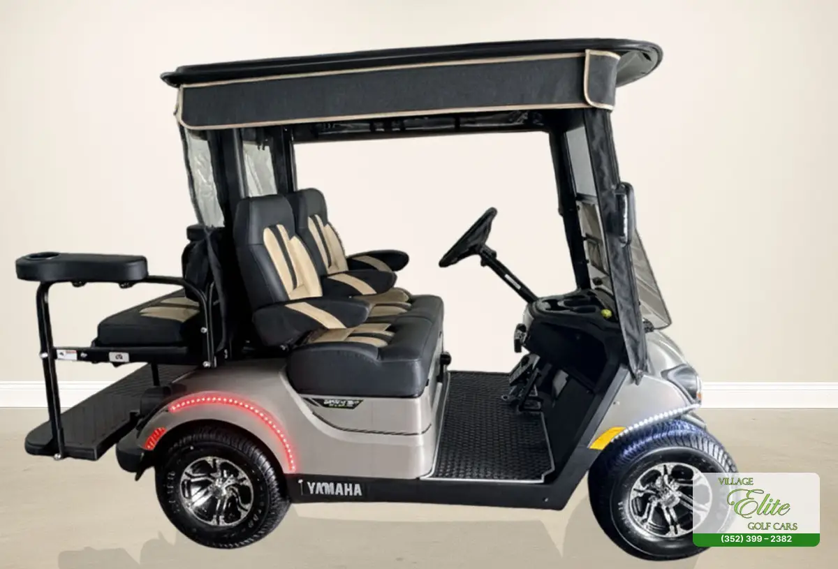 Yamaha Golf Cart Brown & Brown Sides – A durable and stylish golf cart with brown & brown sides, designed for a smooth ride.